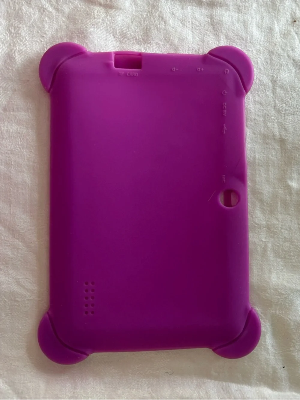 Purple Kid-Friendly Silicone Tablet Case - Durable Protective Cover